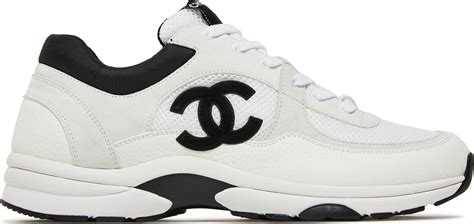 chanel sneakers wit met zwart|chanel shoes.